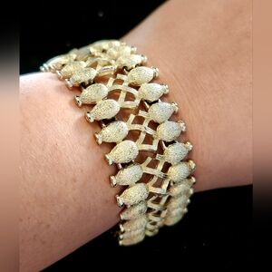 Vintage Coro Pegasus Bracelet with Safety Chain & Original Tag